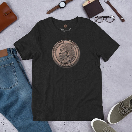Amerukhan Basics Commemorative Coin t-shirt - Amerukhan Basics Clothing -