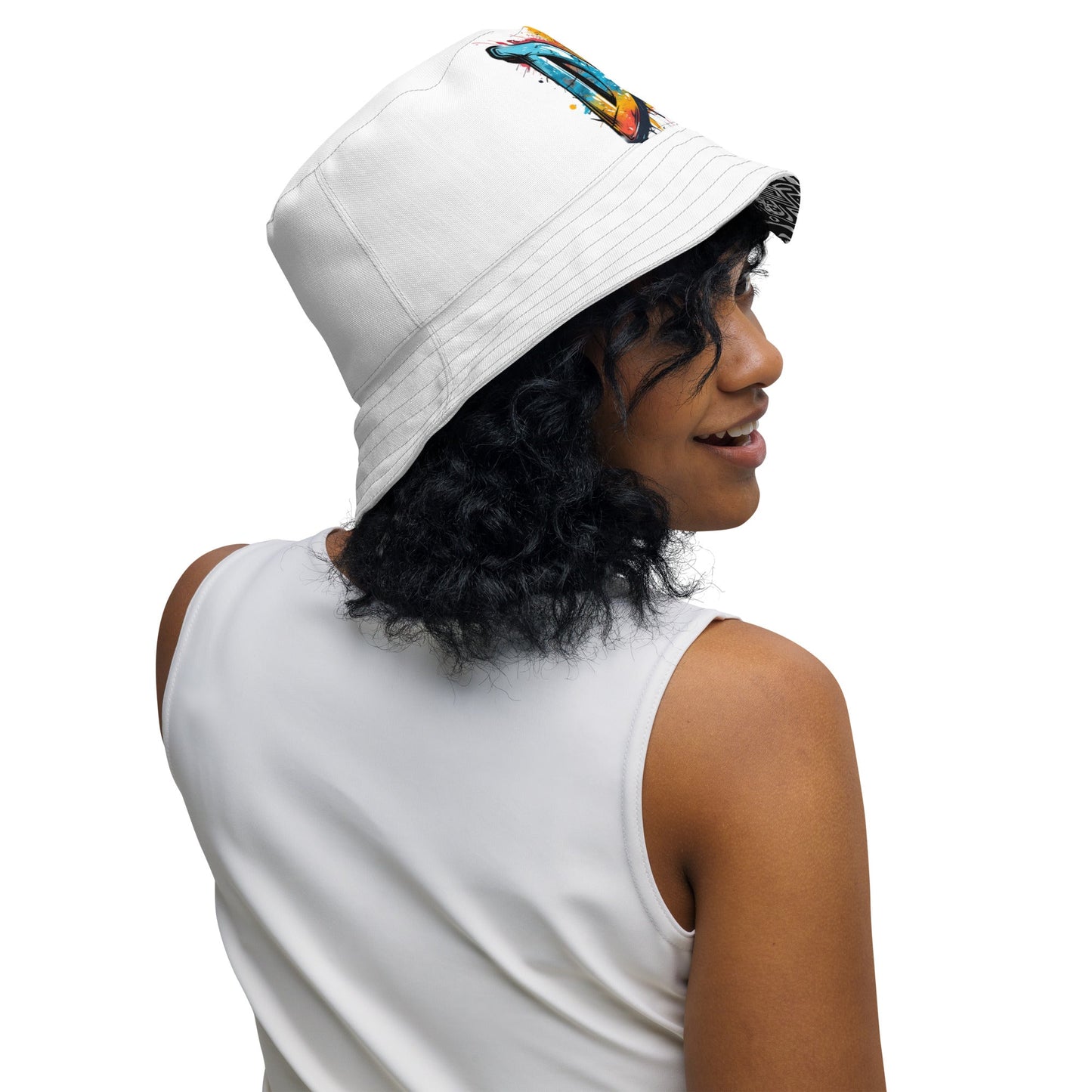 Da Hill Black Bucket Hat - Amerukhan Basics Clothing -