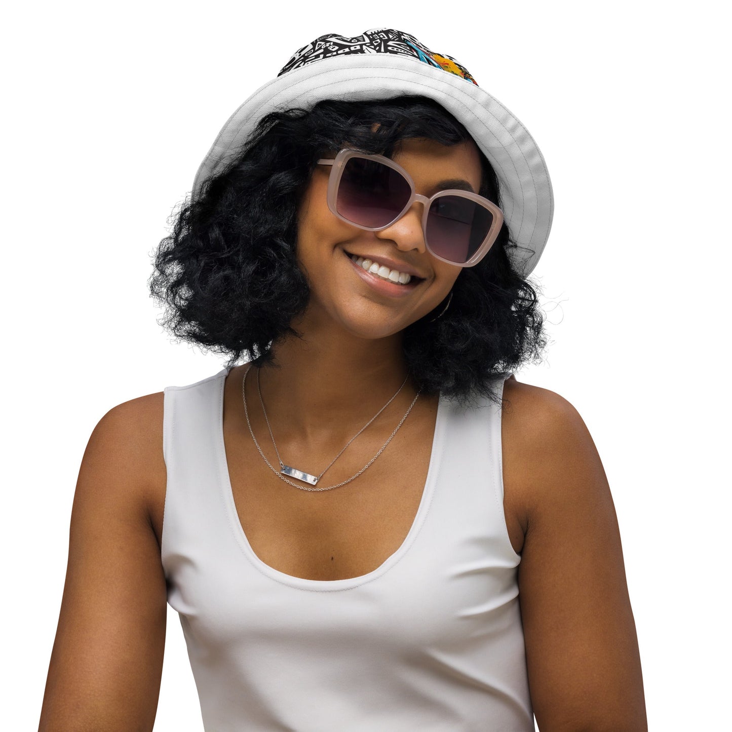 Da Hill Black Bucket Hat - Amerukhan Basics Clothing -