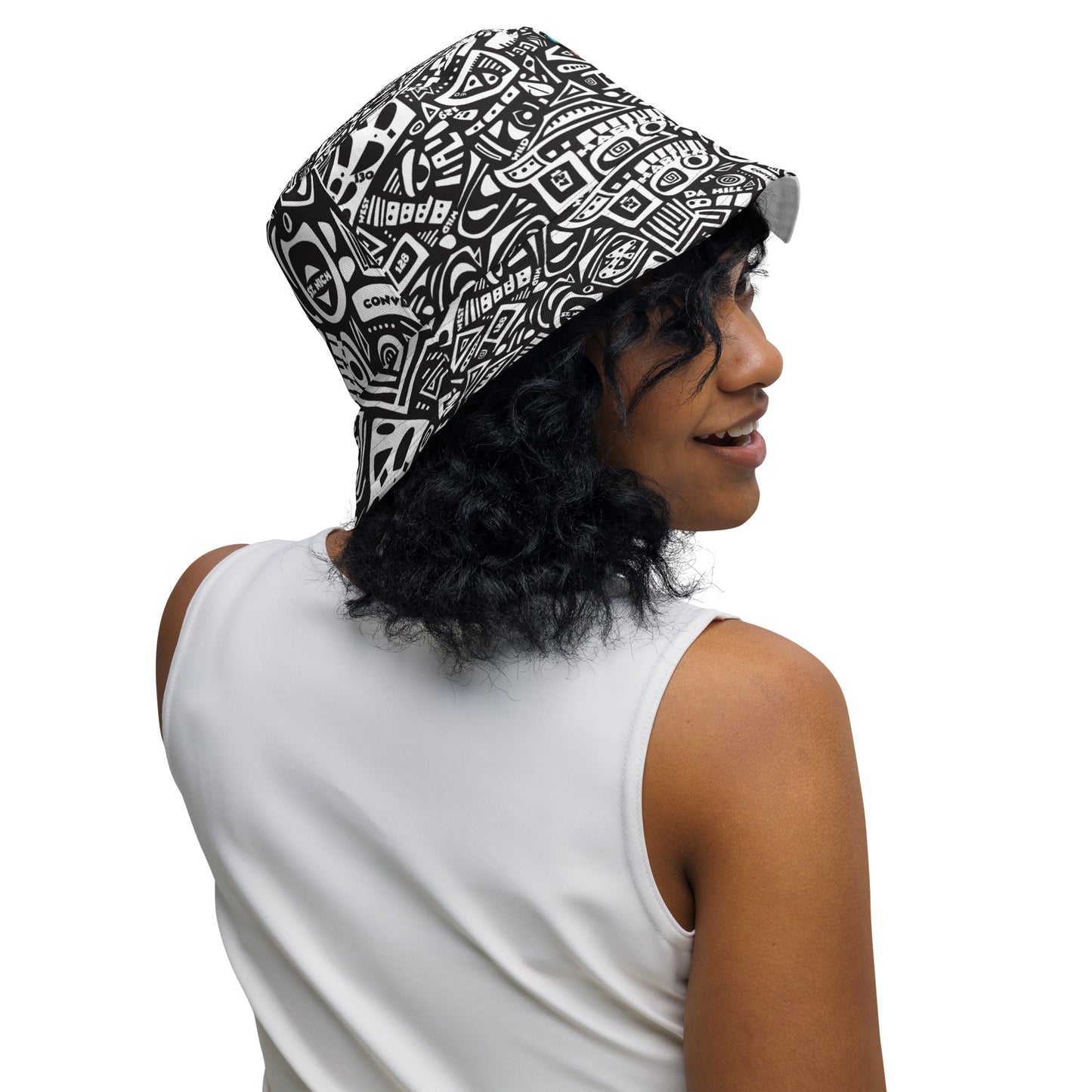 Da Hill Black Bucket Hat - Amerukhan Basics Clothing -