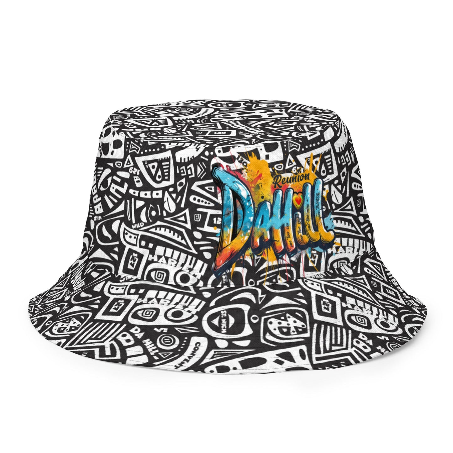 Da Hill Black Bucket Hat - Amerukhan Basics Clothing -