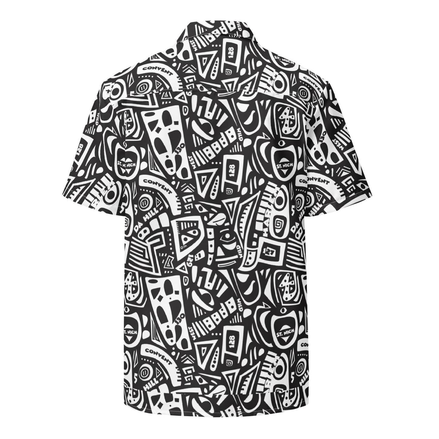Da Hill Black Camp Shirt - Amerukhan Basics Clothing -