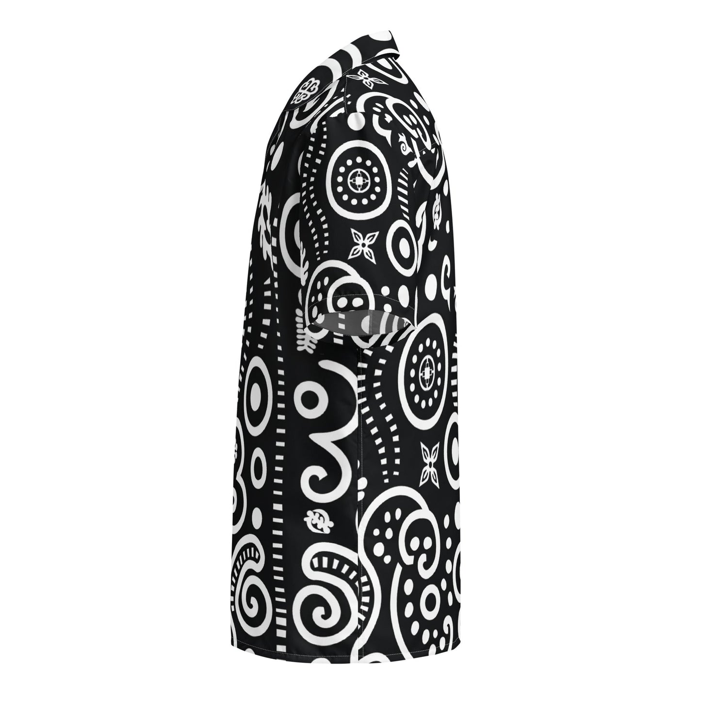 Funky Adinkra Camp Shirt - Amerukhan Basics Clothing - Camp Shirt