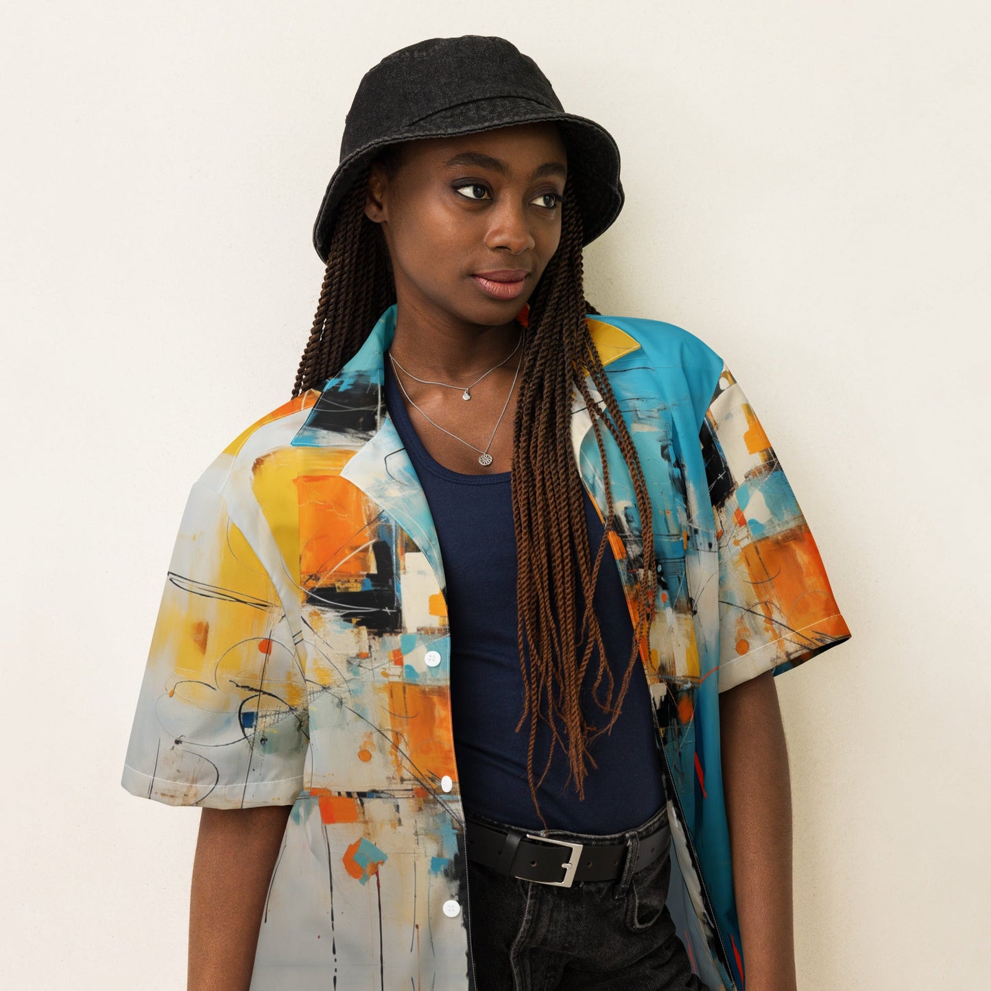 Harlem Sun Camp Shirt - Amerukhan Basics Clothing -