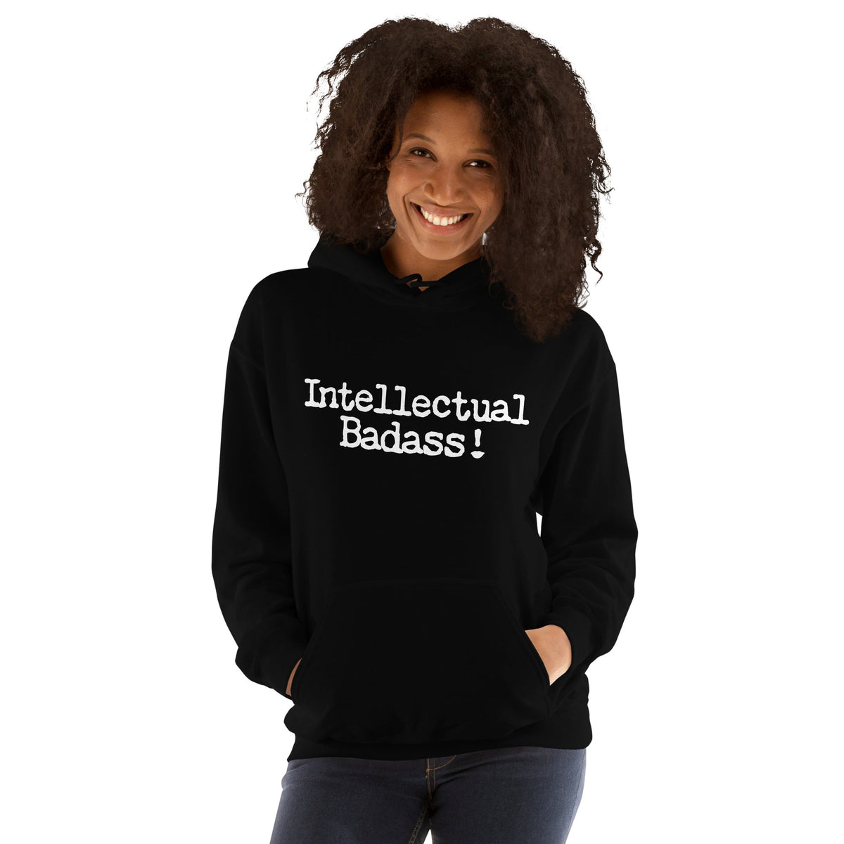 Intellectual Badass! Unisex Hoodie - Amerukhan Basics Clothing - Hoodies