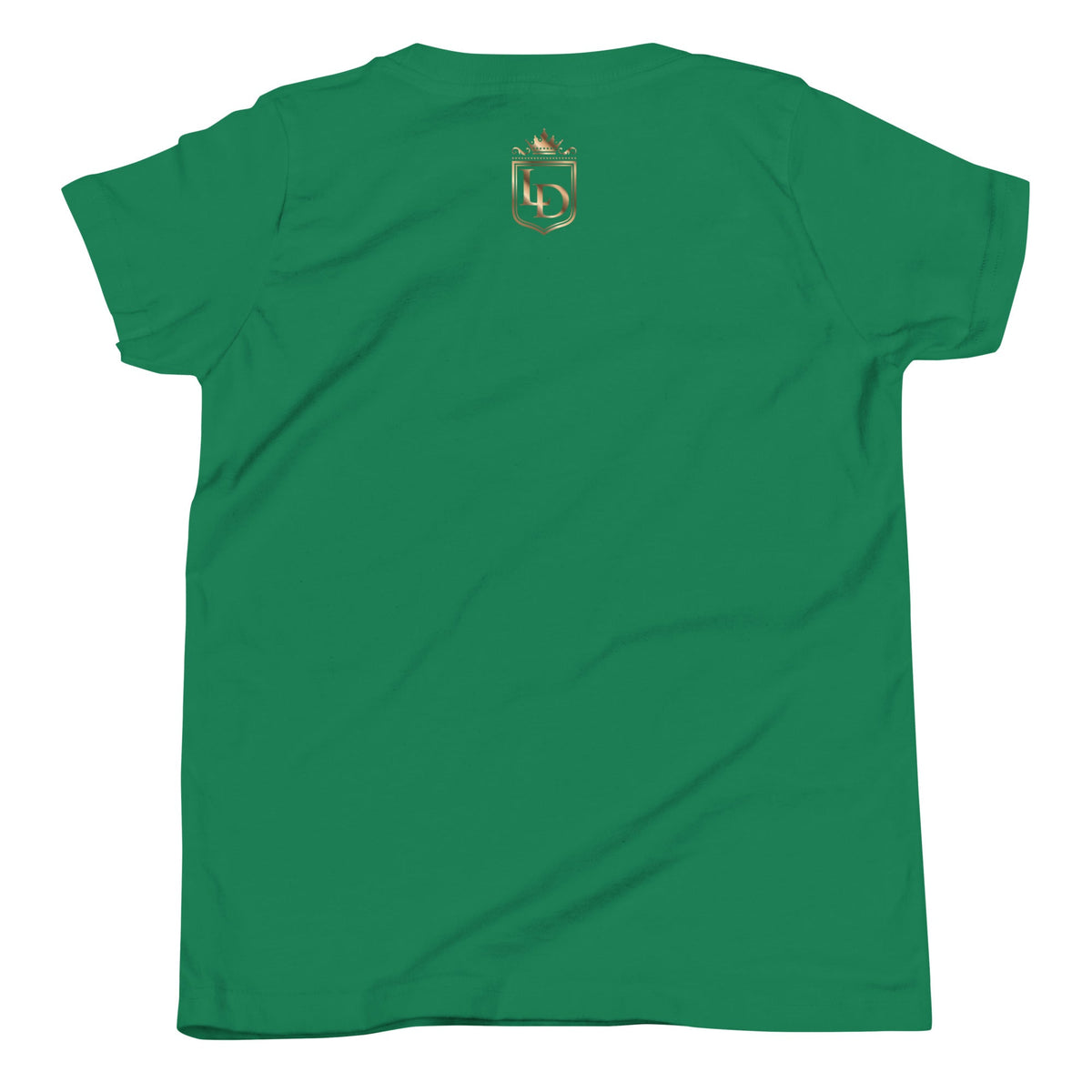 LaDuna Gold Youth Short Sleeve T-Shirt - Amerukhan Basics Clothing -