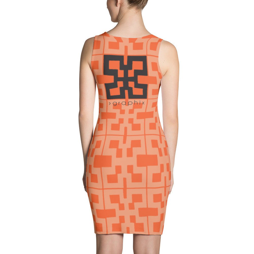 NSAA ORANGE Dress - Amerukhan Basics Clothing - Dress