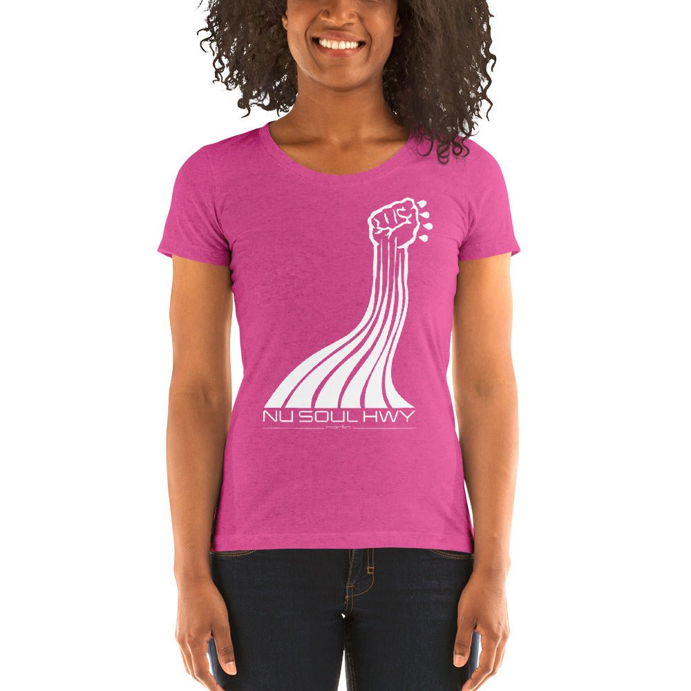 Nu Soul Hwy Radio Ladies' short sleeve t-shirt - Amerukhan Basics Clothing - T-Shirts