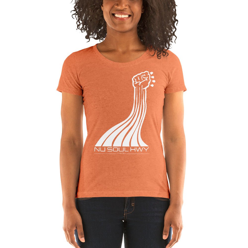 Nu Soul Hwy Radio Ladies' short sleeve t-shirt - Amerukhan Basics Clothing - T-Shirts
