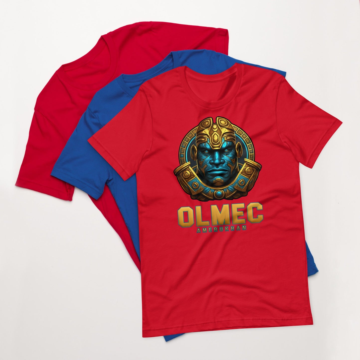 Peace to the Gods - Olmec Head 2023 - Amerukhan Basics Clothing -