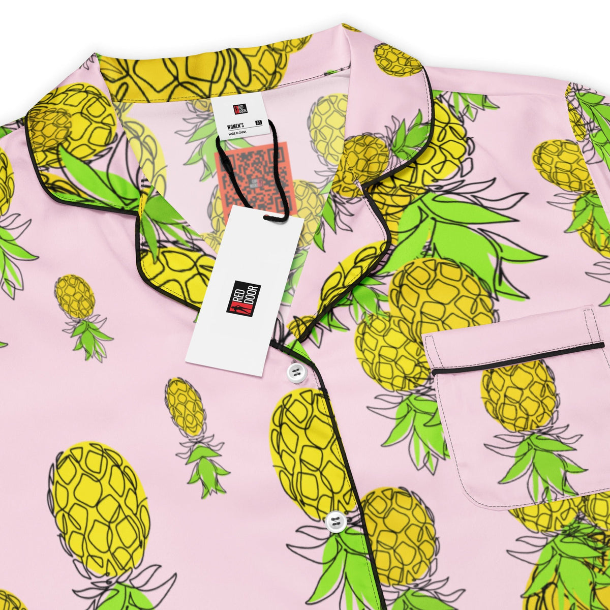 Pineapple pajama top - Amerukhan Basics Clothing -