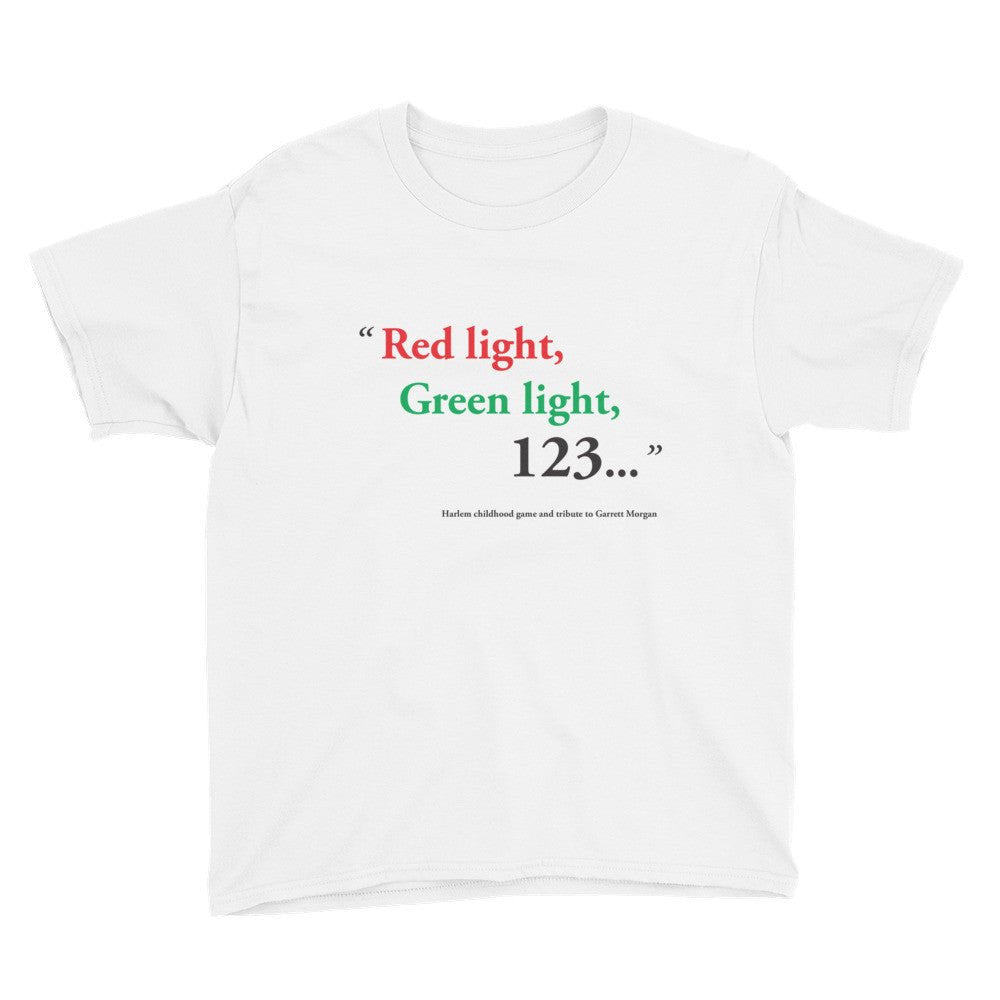 Red Light, Green light, 123...Youth Short Sleeve T-Shirt - Amerukhan Basics Clothing - T-Shirts