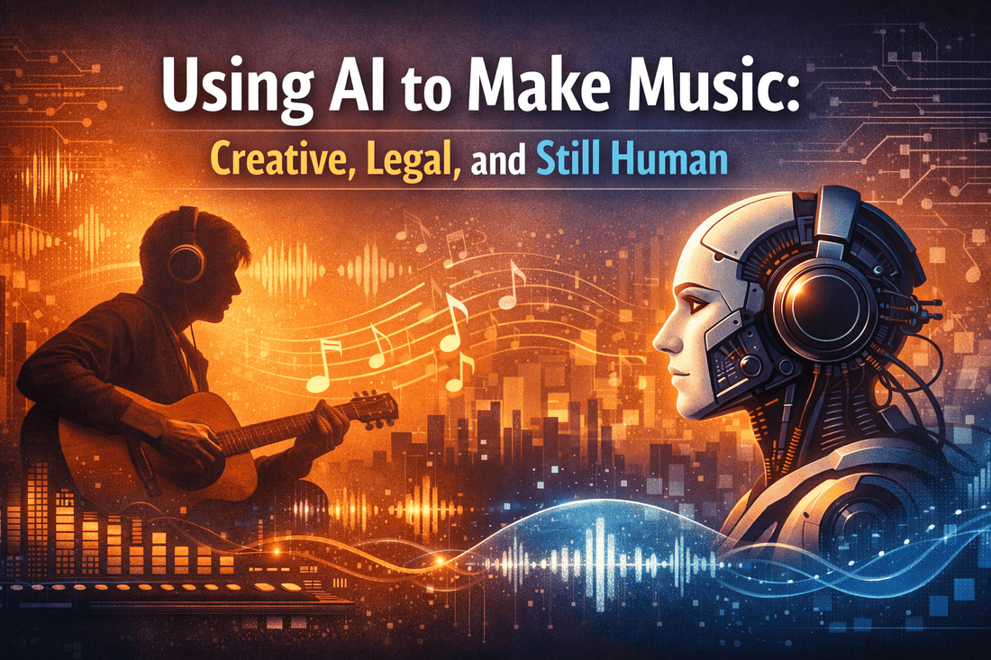 Using AI to Make Music Creatively & Legally | A Creator’s Guide - Amerukhan Basics Clothing