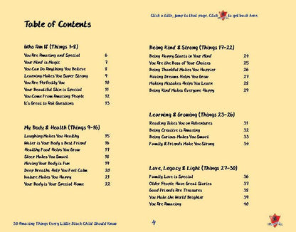 30 Amazing Things Every Little Black Child Should Know - Amerukhan Basics Clothing - E - Book