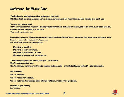 30 Amazing Things Every Little Black Child Should Know - Amerukhan Basics Clothing - E - Book