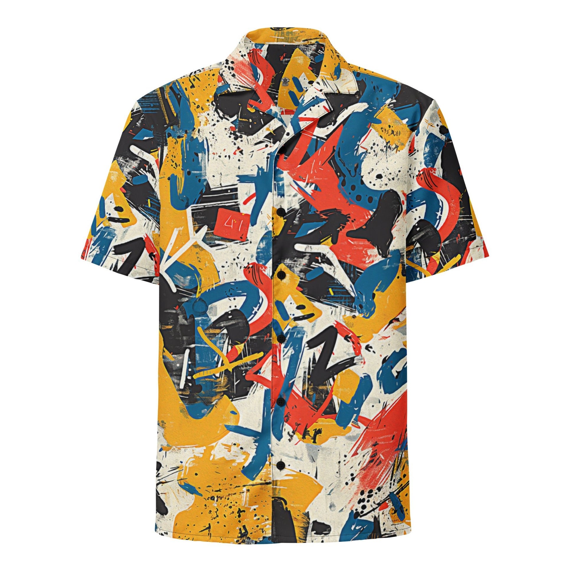 Da Hill 2024 blue Harlem reunion limited edition camp collar shirt