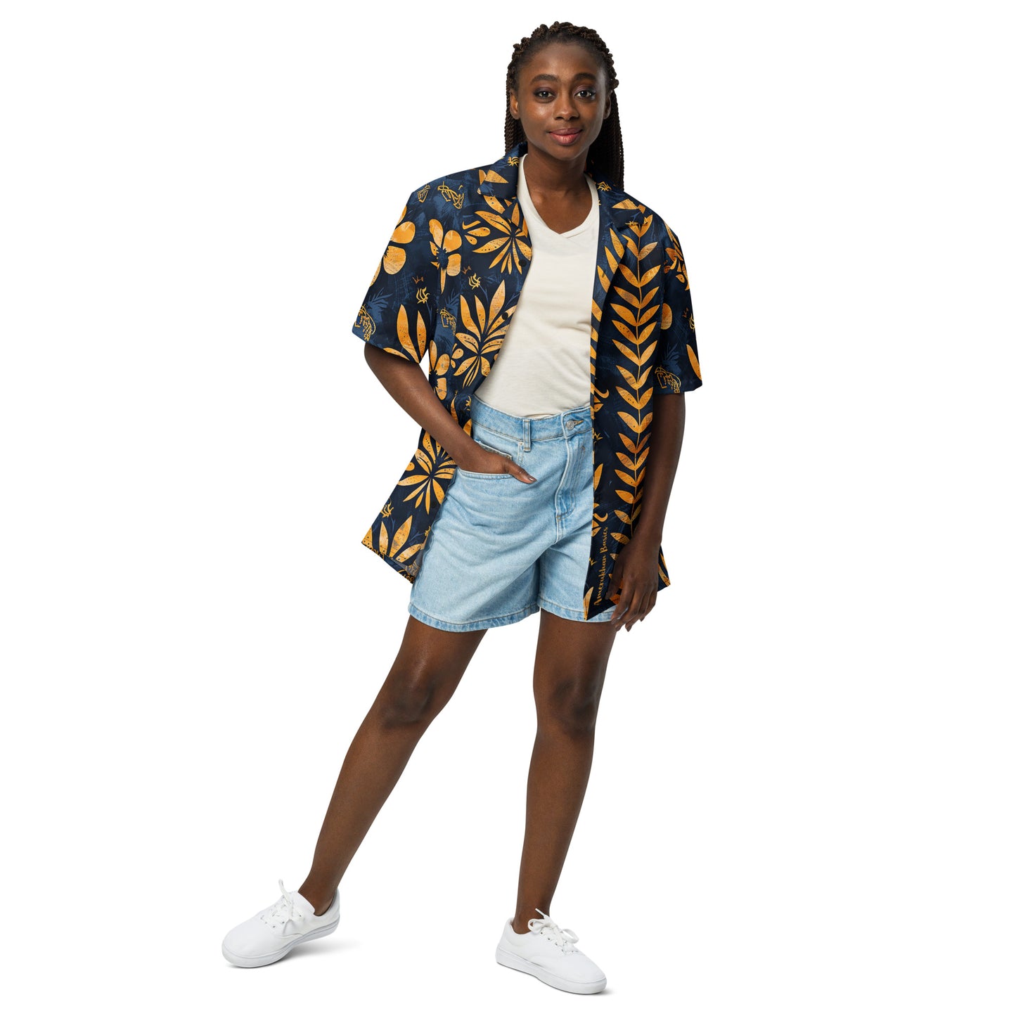 Golden Azure Camp Shirt