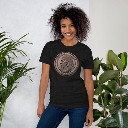 Amerukhan Basics Commemorative Coin t-shirt - Amerukhan Basics Clothing - 