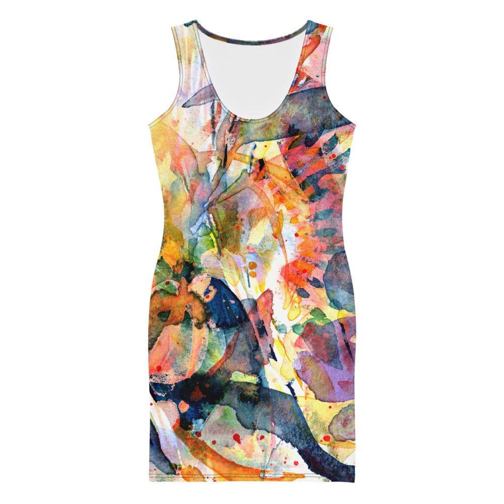 Amerukhan WaterColor Dress - Amerukhan Basics Clothing - Dress