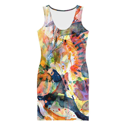 Amerukhan WaterColor Dress - Amerukhan Basics Clothing - Dress