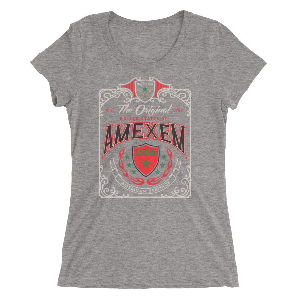 Amexem Ladies' short sleeve t-shirt - Amerukhan Basics Clothing - T-Shirts