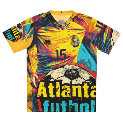 Atlanta Futbol All - Over Print Recycled Sports Jersey - Amerukhan Basics Clothing - 