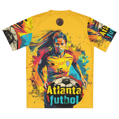 Atlanta Futbol All - Over Print Recycled Sports Jersey - Amerukhan Basics Clothing - 