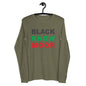 Black Know Moor Unisex Long Sleeve Tee - Amerukhan Basics Clothing - T-Shirts