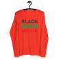 Black Know Moor Unisex Long Sleeve Tee - Amerukhan Basics Clothing - T-Shirts