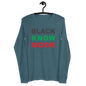 Black Know Moor Unisex Long Sleeve Tee - Amerukhan Basics Clothing - T-Shirts