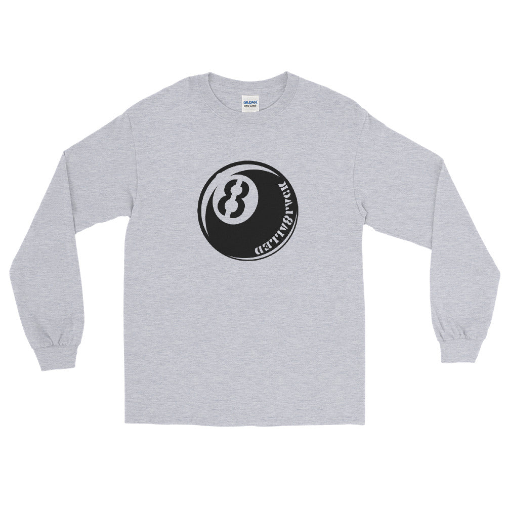 BlackBalled Infinity Ball Emblem Men’s Long Sleeve Shirt - Amerukhan Basics Clothing - T-Shirts