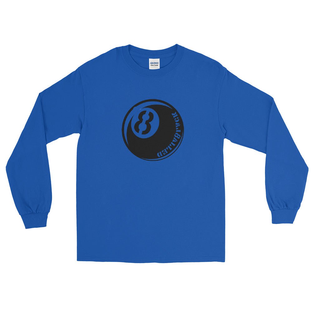 BlackBalled Infinity Ball Emblem Men’s Long Sleeve Shirt - Amerukhan Basics Clothing - T-Shirts