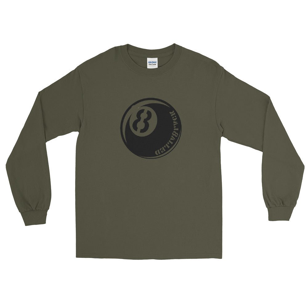 BlackBalled Infinity Ball Emblem Men’s Long Sleeve Shirt - Amerukhan Basics Clothing - T-Shirts