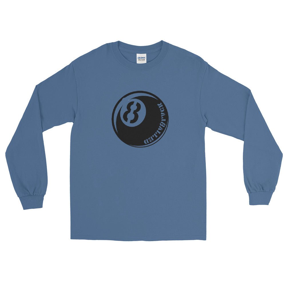 BlackBalled Infinity Ball Emblem Men’s Long Sleeve Shirt - Amerukhan Basics Clothing - T-Shirts