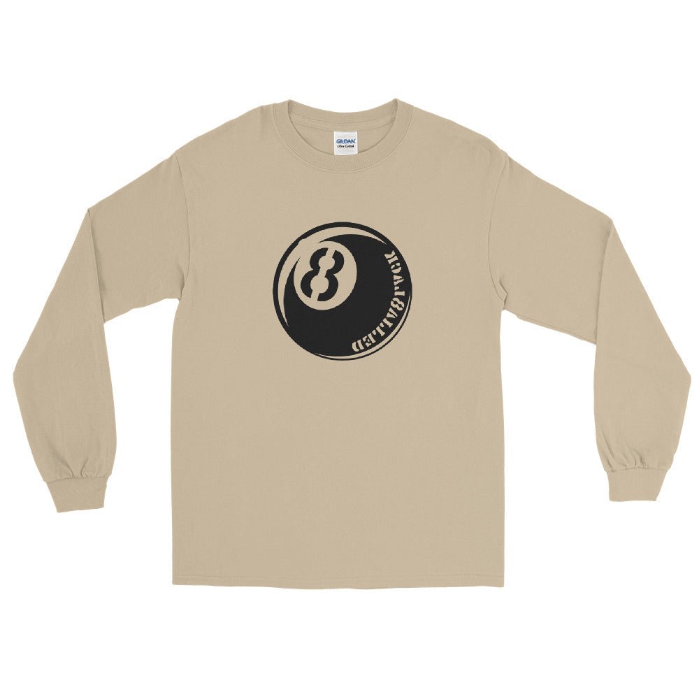 BlackBalled Infinity Ball Emblem Men’s Long Sleeve Shirt - Amerukhan Basics Clothing - T-Shirts