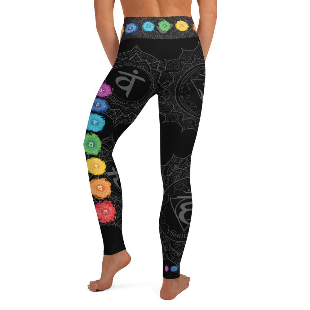 Chakra Yoga Leggings - Amerukhan Basics Clothing - Leggings