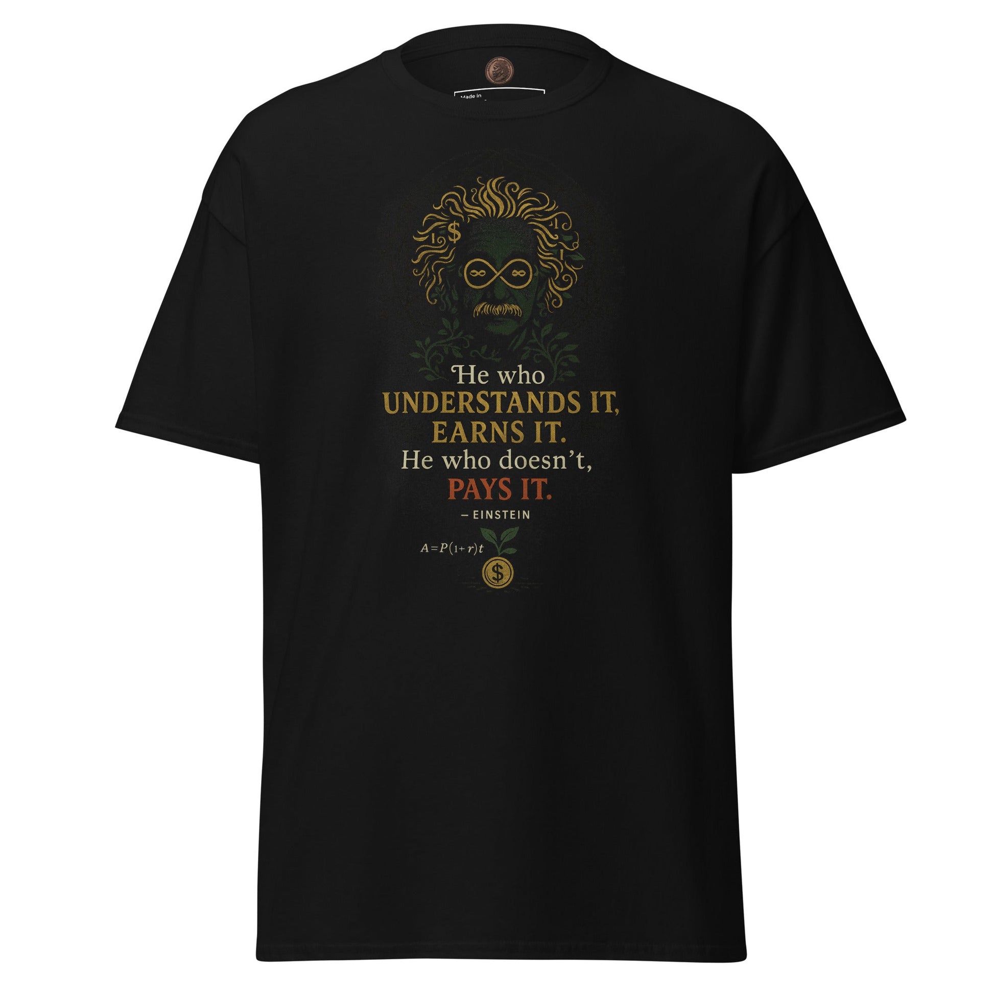 Compound Interest tee - Amerukhan Basics Clothing - 