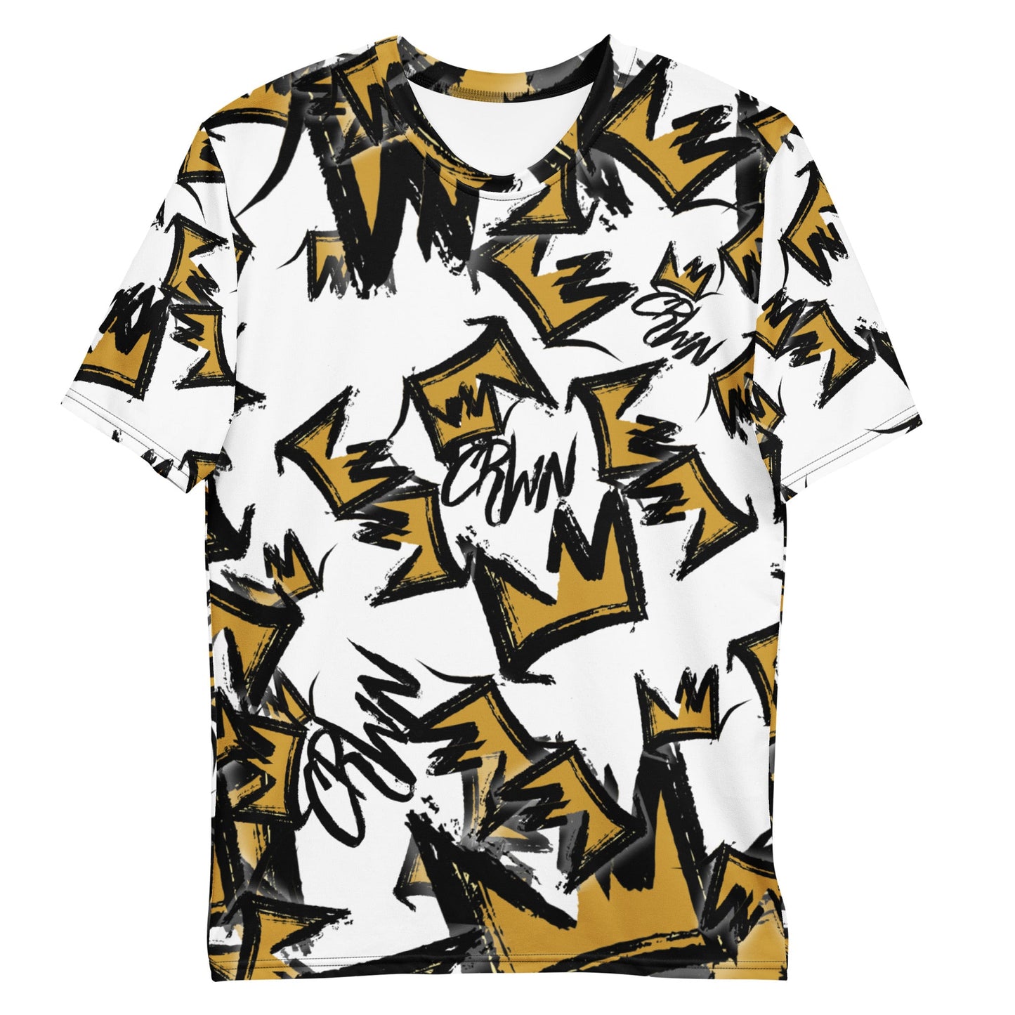 CRWN all - over t-shirt - Amerukhan Basics Clothing - T-Shirts