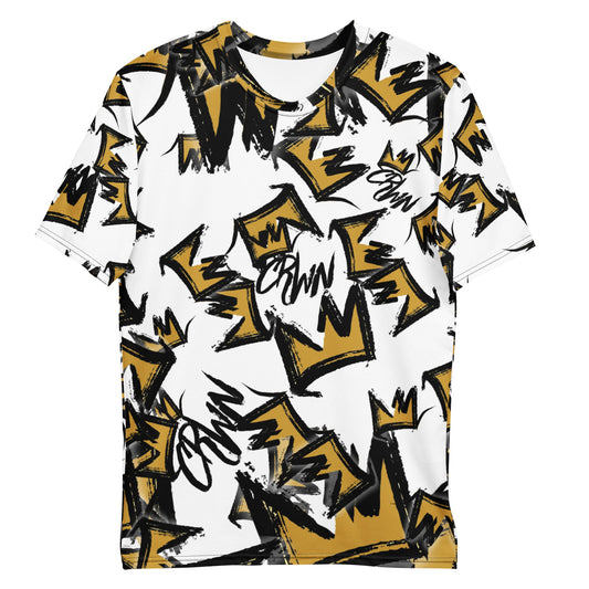 CRWN all - over t-shirt - Amerukhan Basics Clothing - T-Shirts