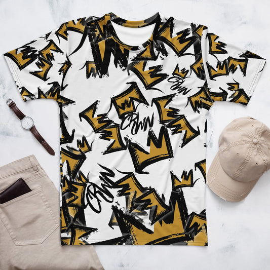 CRWN all - over t-shirt - Amerukhan Basics Clothing - T-Shirts