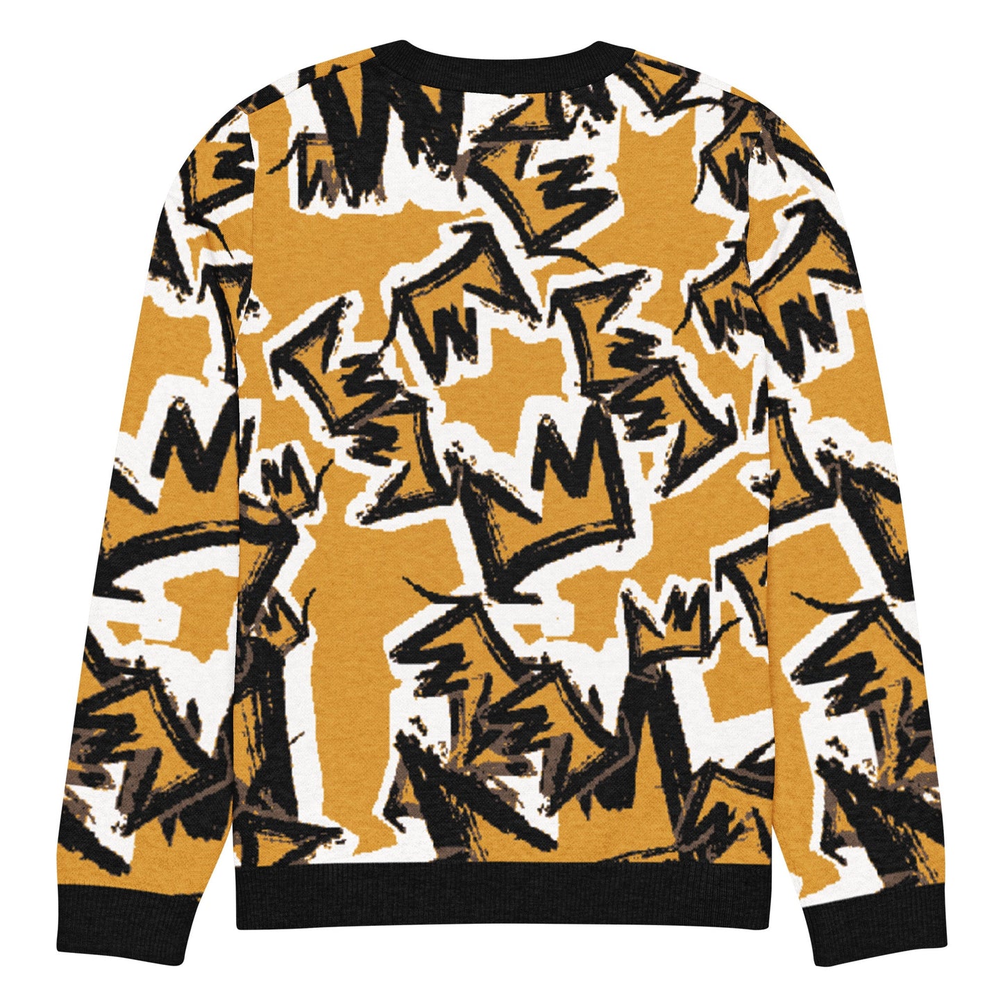 CRWN Knitted crew neck sweater - Amerukhan Basics Clothing - 