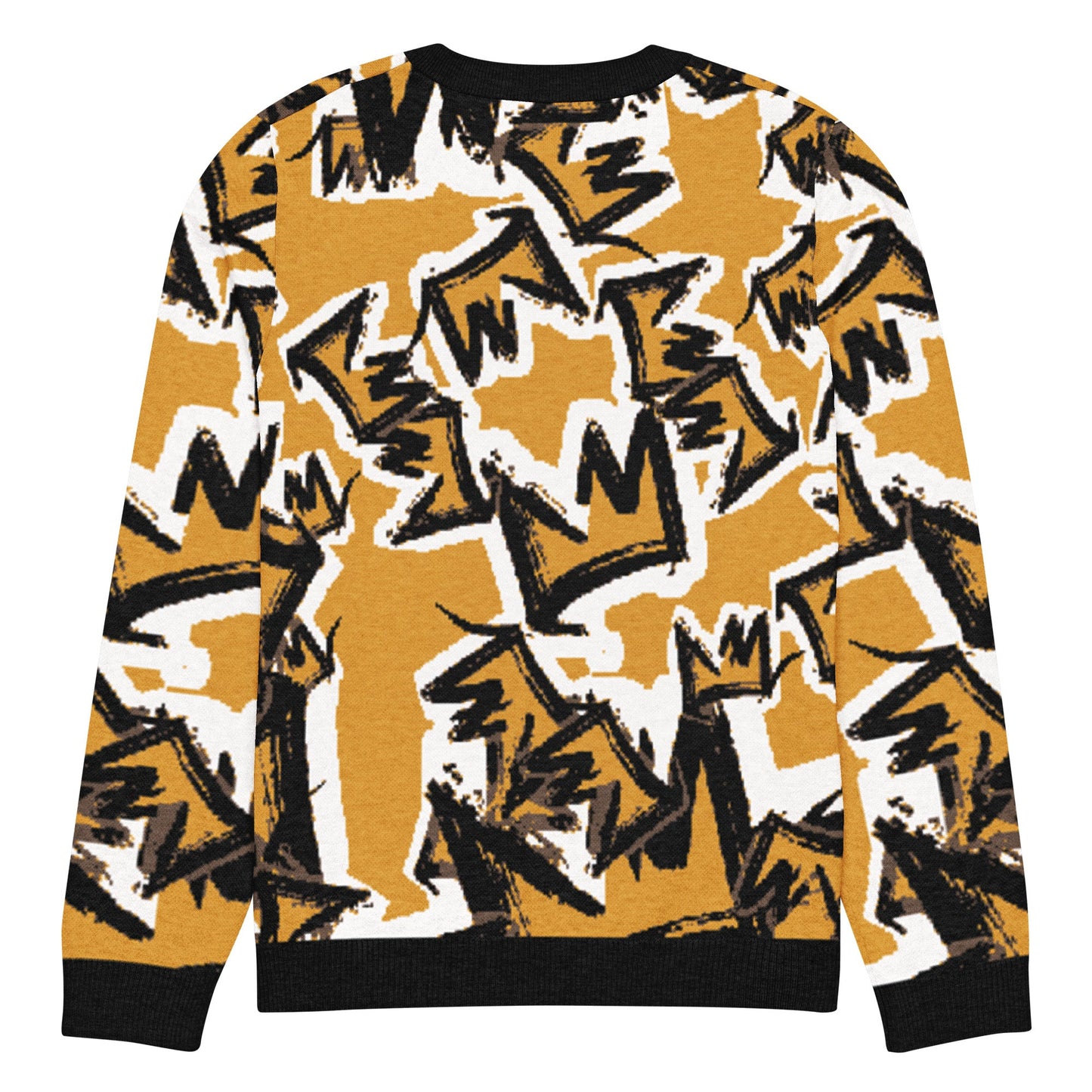 CRWN Knitted crew neck sweater - Amerukhan Basics Clothing - 