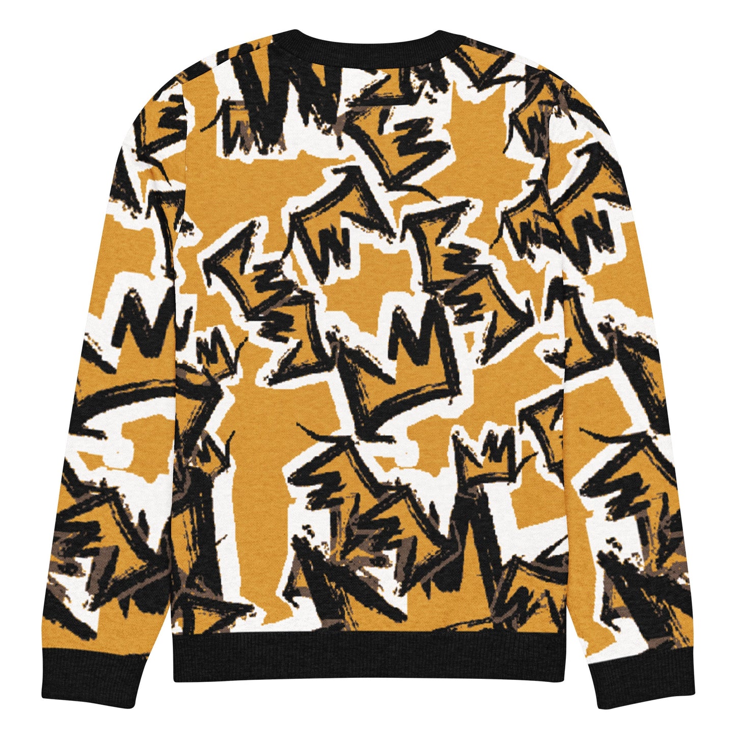 CRWN Knitted crew neck sweater - Amerukhan Basics Clothing - 