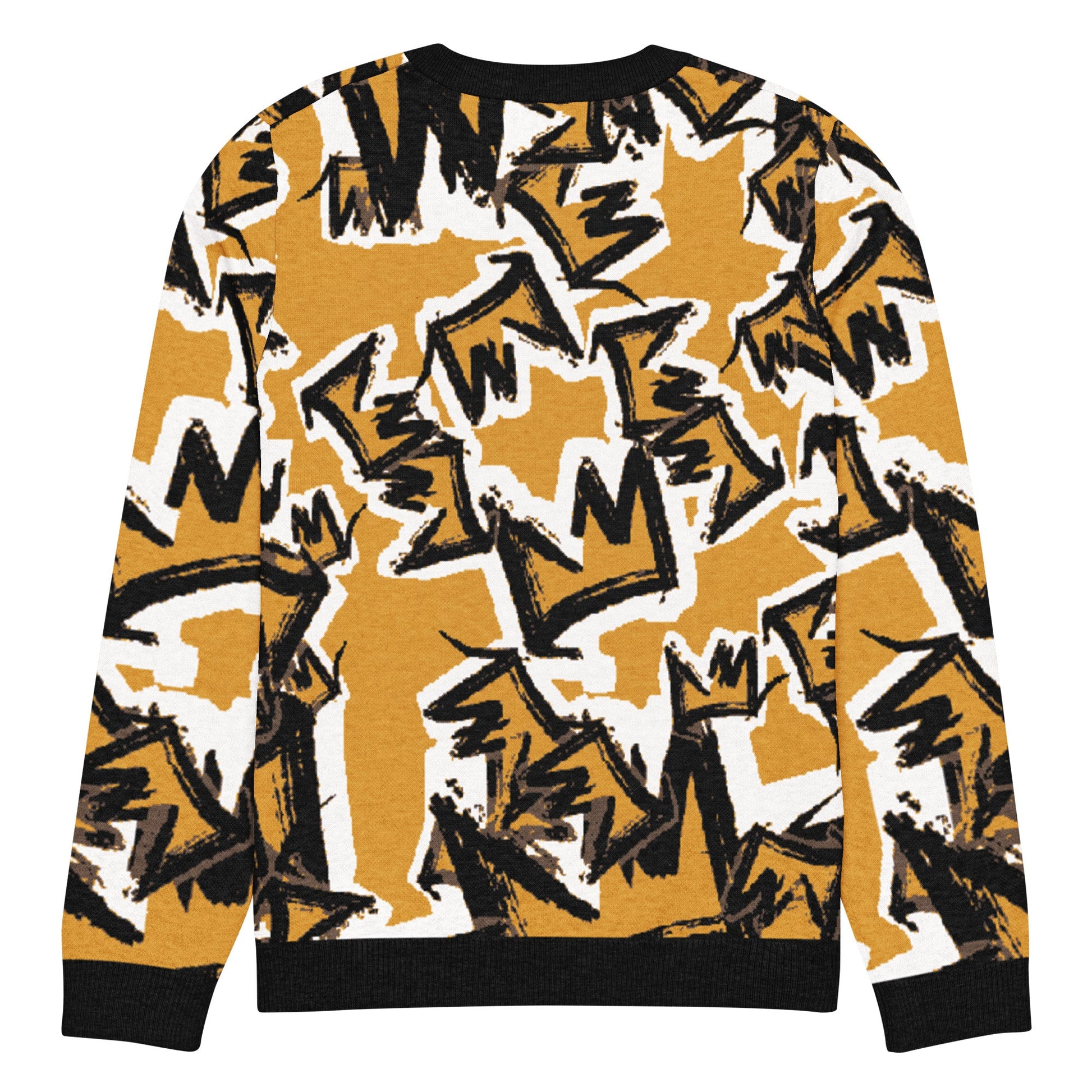 CRWN Knitted crew neck sweater - Amerukhan Basics Clothing - 