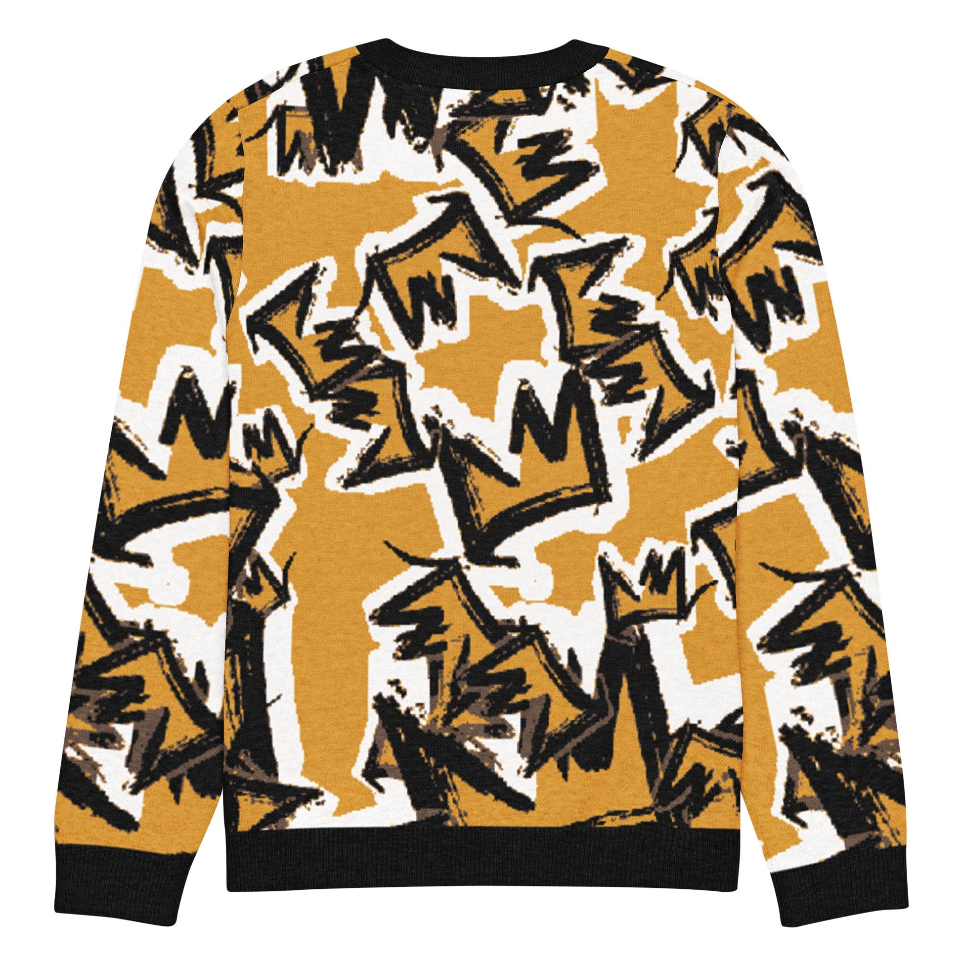 CRWN Knitted crew neck sweater - Amerukhan Basics Clothing - 