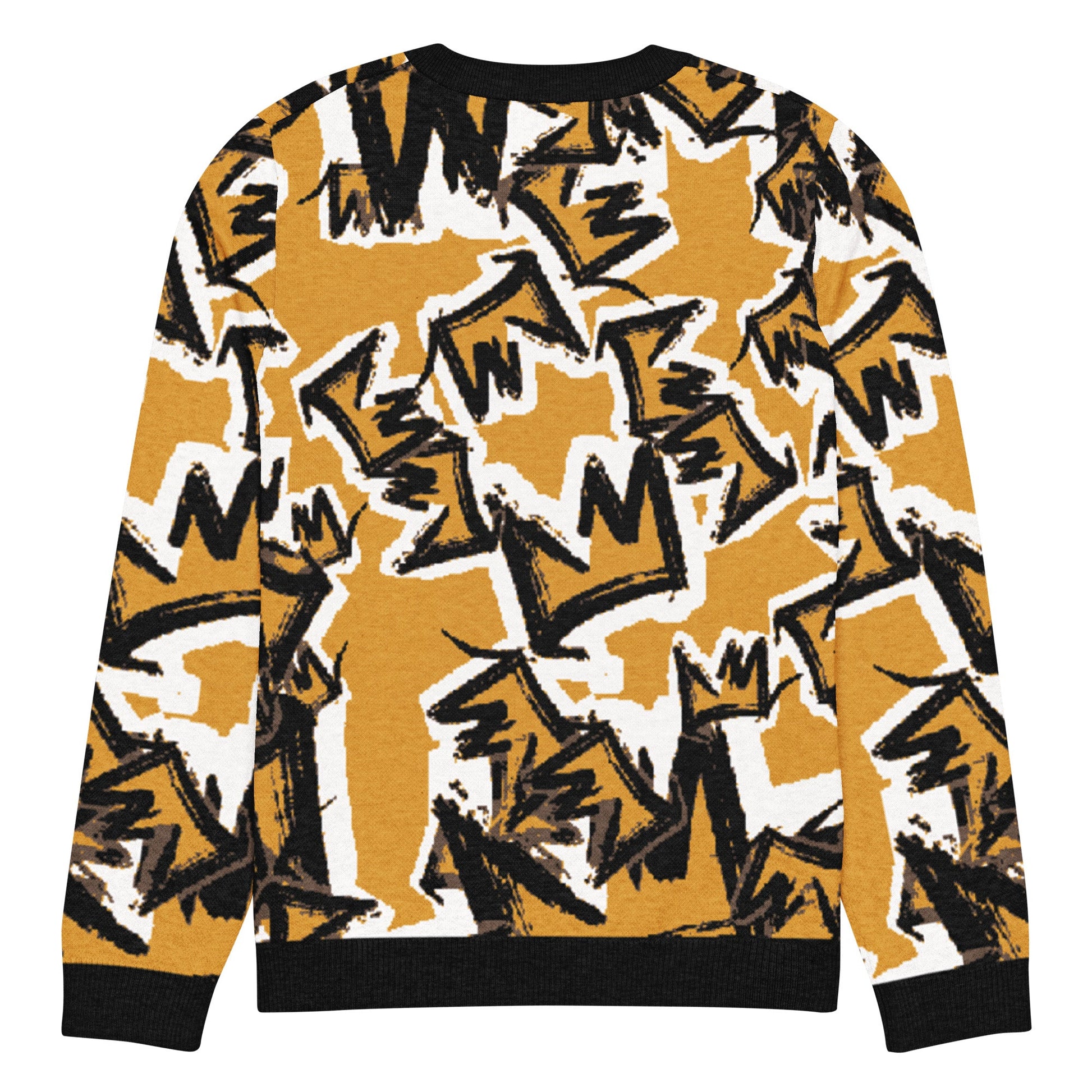 CRWN Knitted crew neck sweater - Amerukhan Basics Clothing - 