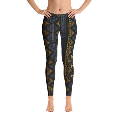 Da Hill 127 street All - Over Print Harlem USA Leggings - Amerukhan Basics Clothing - Leggings