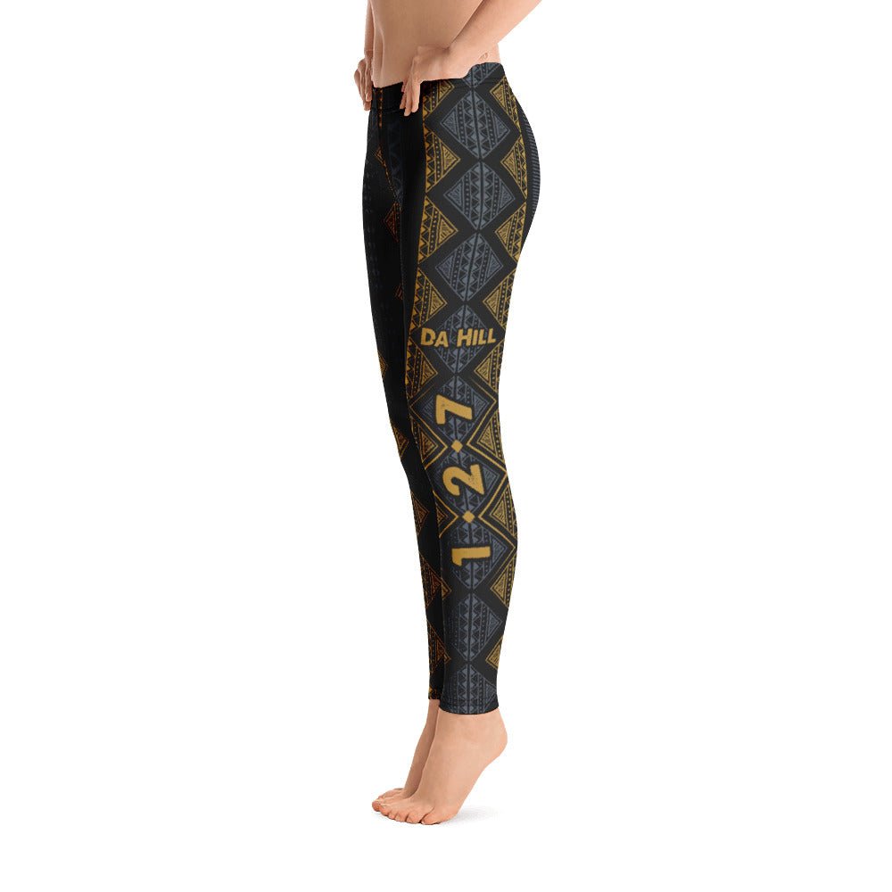 Da Hill 127 street All - Over Print Harlem USA Leggings - Amerukhan Basics Clothing - Leggings