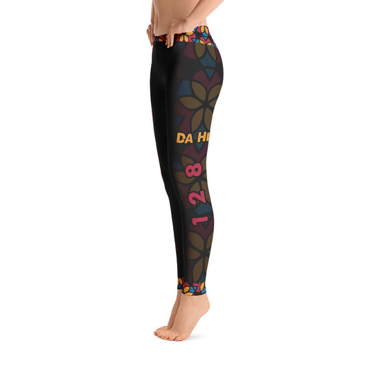 Da Hill 128 street All - Over Print Harlem USA Leggings - Amerukhan Basics Clothing - Leggings