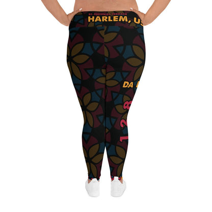 Da Hill 128 street All - Over Print Plus Size Harlem USA Leggings - Amerukhan Basics Clothing - Leggings